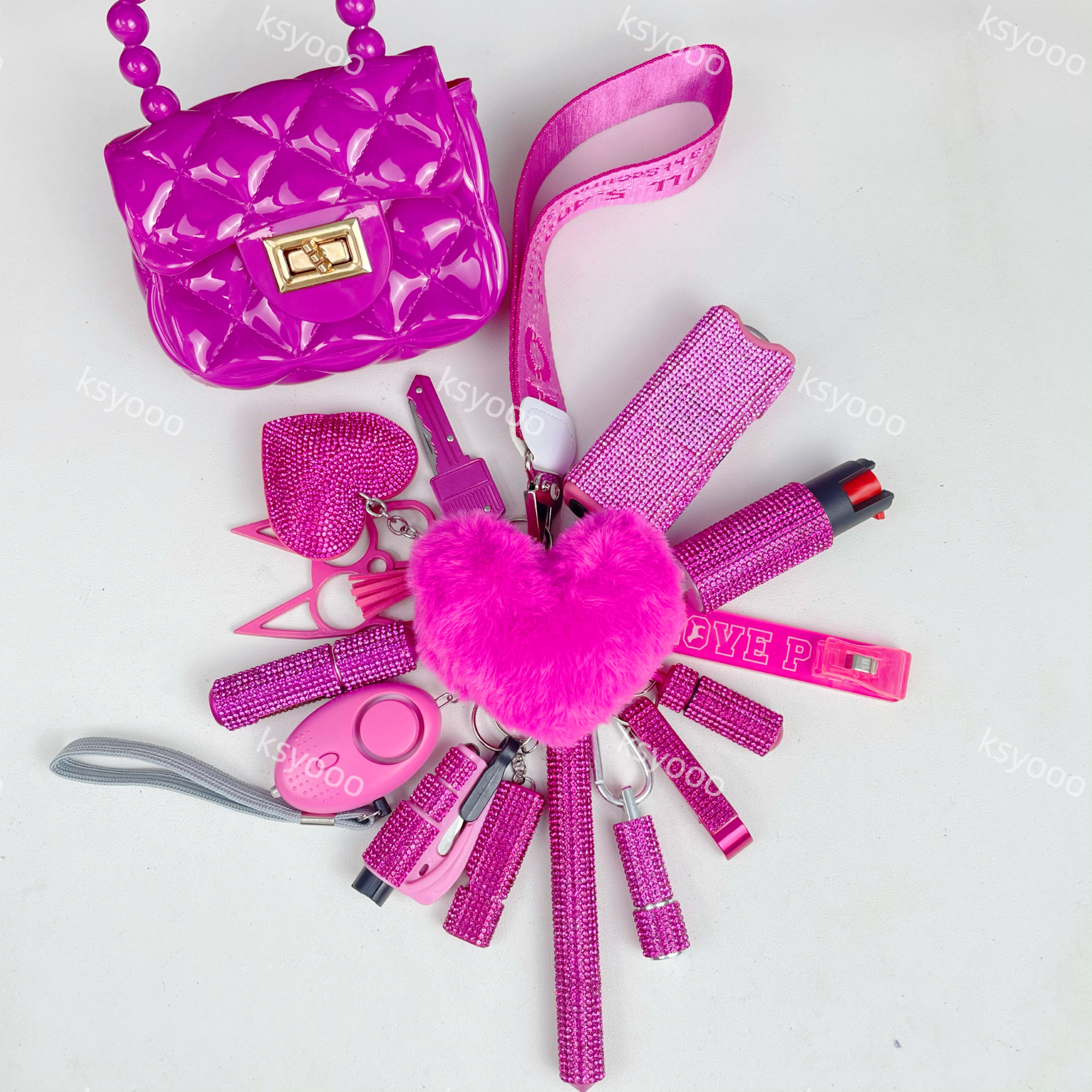 Diamond 17 Pcs Keychain Set For Women And Kids – ksyooo